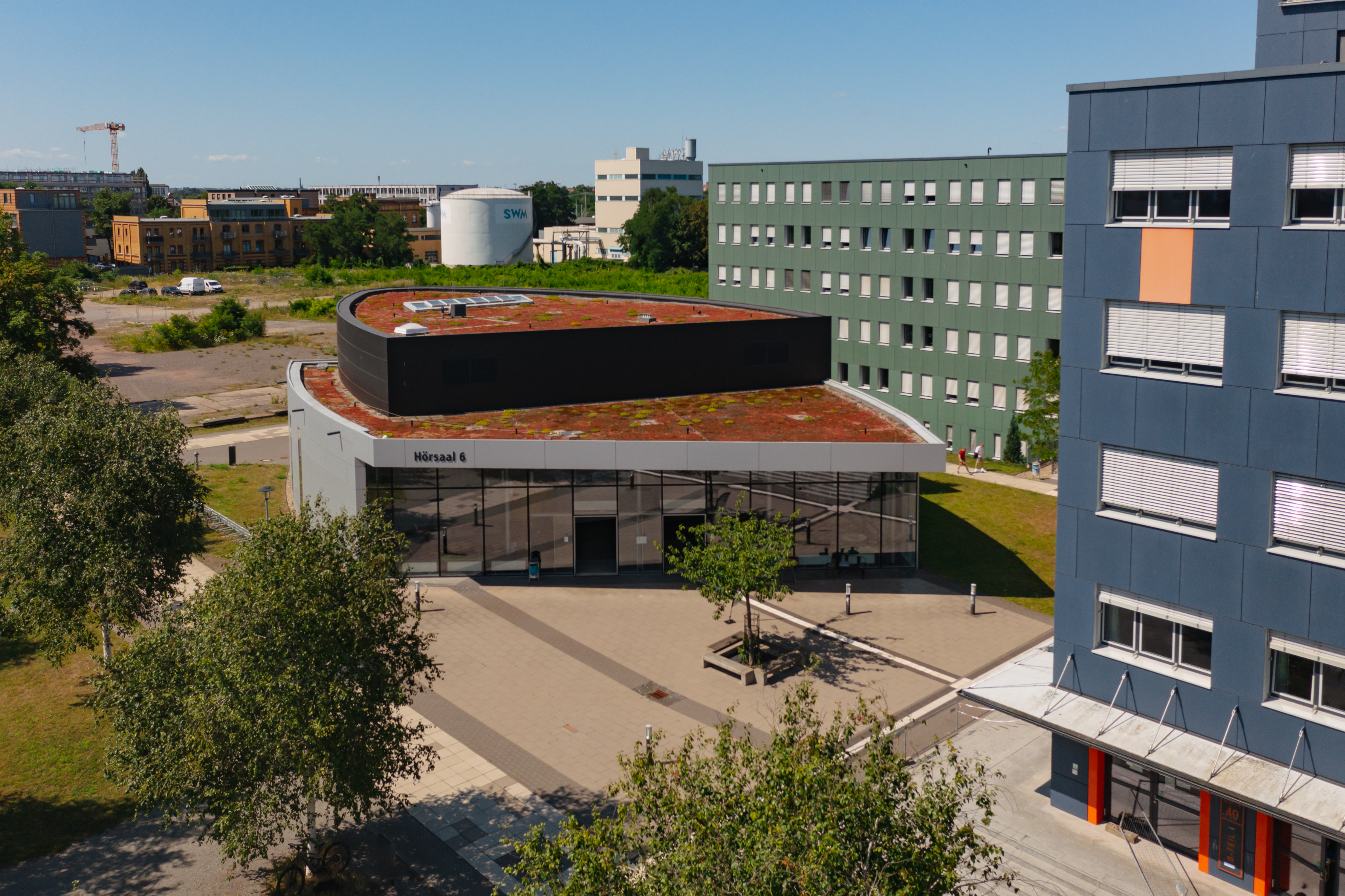Ausblick auf den H6 am FHW-Campus
